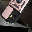 Etui pancerne do Xiaomi Poco F4 GT, CamShield Slide, różowe rose gold