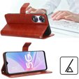 Etui z klapką do Motorola Moto G85, Crazy Horse Wallet, brązowe