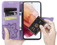 Etui z klapką do Realme 12 Pro 5G / 12 Pro+ 5G, Butterfly, fioletowe