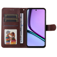 Etui z klapką do Realme C67, Leather Wallet, brązowe