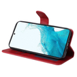 Etui z klapką do Samsung Galaxy A34 5G, Leather Wallet, czerwone