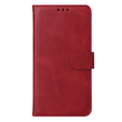 Etui z klapką do Samsung Galaxy A54 5G, Leather Wallet, czerwone