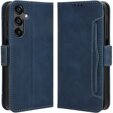 Etui z klapką do Samsung Galaxy M35, Card Slot, granatowe