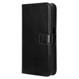 Etui z klapką do Samsung Galaxy M35, Crazy Horse Wallet, czarne