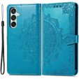 Etui z klapką do Samsung Galaxy M35, Mandala, niebieskie