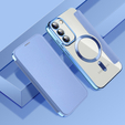 Etui z klapką do Samsung Galaxy S23, Wallet, MagSafe, niebieskie