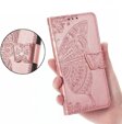 Etui z klapką do T Phone 2 5G, Butterfly, różowe rose gold