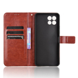 Etui z klapką do T Phone 2 5G, Crazy Horse Wallet, brązowe