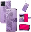 Etui z klapką do T Phone 2 Pro 5G, Butterfly, fioletowe