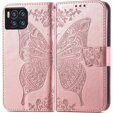 Etui z klapką do T Phone 2 Pro 5G, Butterfly, różowe rose gold