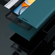 Etui z klapką do Xiaomi Redmi 13C / Poco C65, Side Magnetic, zielone