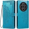 Etui z klapką do Xiaomi Redmi 14C, Mandala, niebieskie