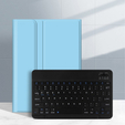 Etui z klawiaturą do iPad 10.9 2022 10 GEN, Keyboard Cover, niebieskie