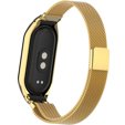 Pasek Bransoleta Milanese do Xiaomi Smart Mi Band 8 / Xiaomi Smart Mi Band 9, Złoty