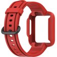 Pasek + Etui do Xiaomi Redmi Watch 2 Lite / Xiaomi Mi Watch Lite, Czerwony