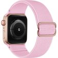 Pasek Nylonowy do Apple Watch 1/2/3/4/5/6/7/8/SE/ULTRA 42/44/45/49mm, Jasnoróżowy