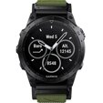 Pasek Nylonowy do Garmin Fenix 8 47mm, Zielony