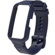 Pasek Silikonowy + Etui do Huawei Band 8 / Huawei Band 9, Granatowy