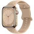 Pasek Silikonowy do Apple Watch 1/2/3/4/5/6/7/8/9/SE/ULTRA/ULTRA 2 42/44/45/49MM, Leopard, Jasnobrązowy