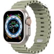 Pasek Silikonowy do Apple Watch 1/2/3/4/5/6/7/8/SE/ULTRA 42/44/45/49MM, Khaki