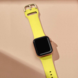 Pasek Silikonowy do Apple Watch 1/2/3/4/5/6/7/8/SE/ULTRA 42/44/45/49mm, Żółty