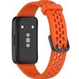 Pasek Silikonowy do Huawei Band 8 / Huawei Band 9, Pomarańczowy