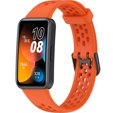 Pasek Silikonowy do Huawei Band 8 / Huawei Band 9, Pomarańczowy