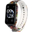 Pasek Silikonowy do Xiaomi Redmi Smart Band 2 / Xiaomi Smart Mi Band 8 Active, Czaszki