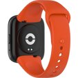 Pasek Silikonowy do Xiaomi Redmi Watch 3 Active, Pomarańczowy