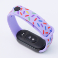 Pasek Silikonowy do Xiaomi Smart Mi Band 8 / Xiaomi Smart Mi Band 9, Fioletowy