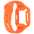 Pasek Silikonowy z Etui do Xiaomi Redmi Watch 3 Active, Pomarańczowy