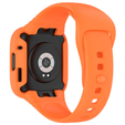 Pasek Silikonowy z Etui do Xiaomi Redmi Watch 3, Pomarańczowy