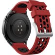 Pasek silikonowy do Huawei Watch GT 2e, Czerwony / Czarny