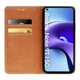 Skórzane Etui Wallet do Xiaomi Redmi Note 9T 5G, Black