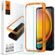 Szkło Hartowane z ramką do montażu SPIGEN Alm Glas.TR do Samsung Galaxy XCover 7 (2 sztuki)