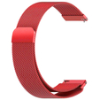 Uniwersalna Bransoleta Milanese Band 22mm - Red