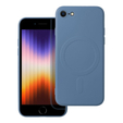 Zestaw Etui Silicone Mag Cover do iPhone 7/8/SE/SE 2022, niebieskie + Szkło